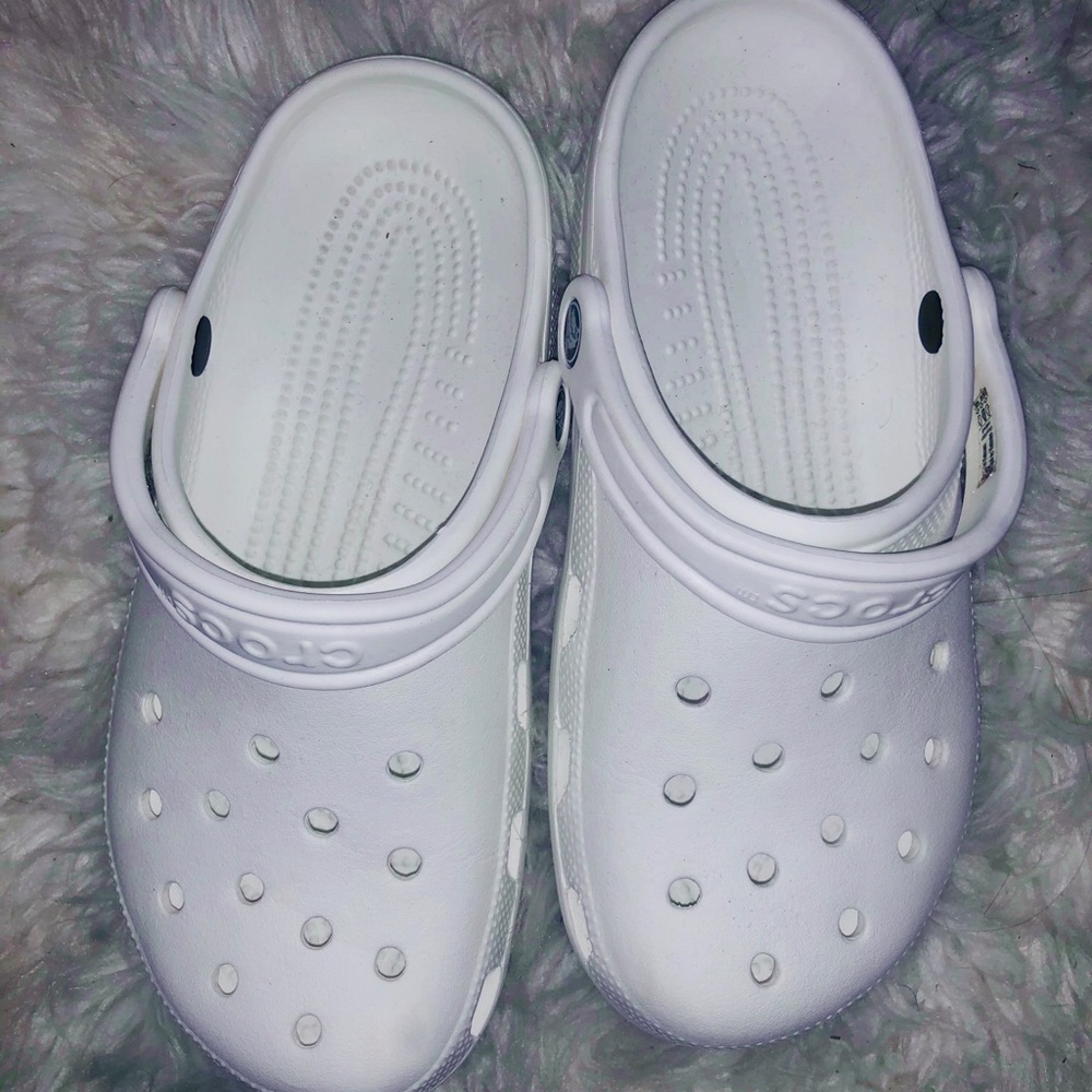 White Crocs